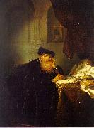Abraham van der Hecken The Philosopher Spain oil painting artist